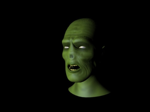 zombie head human 3d model - Zombie Head.zip by Andrew Alonso
